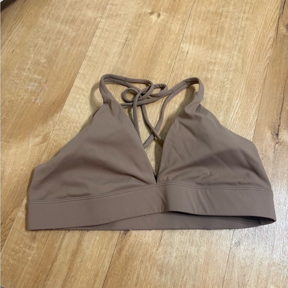 Women's Strappy Bralette - Brown